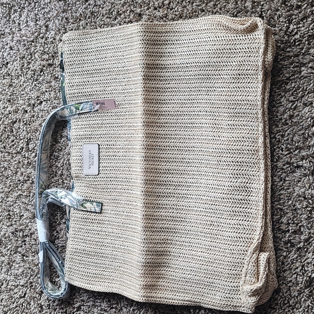 NWT Victoria's Secret Woven Tote